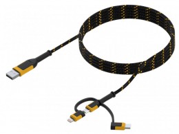 DEWALT Reinforced Braided 3-in-1 Combo Cable 1.8m (6ft) £42.65